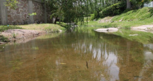Según residentes del sector, el agua sucia supuestamente emana de un pozo de visita ubicado en los edificios Palmira, el cual se localiza en la avenida Sierra Vista. Foto: Pulso