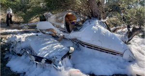 Avioneta se desploma en San Luis Potosí. Foto: El Pulso de San Luis.