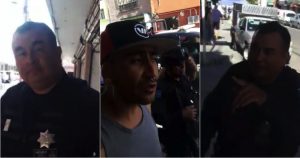 el hombre caminaba cuando fue detenido por policías federales 2por su aspecto de malandro". Foto: Especial 