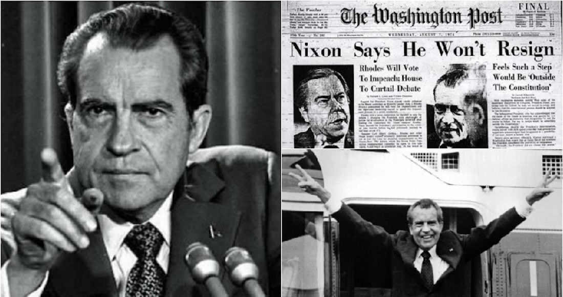 Resultado de imagen para Fotos: Richard Nixon, anuncia pÃºblicamente por televisiÃ³n su renuncia como resultado del escÃ¡ndalo Watergate