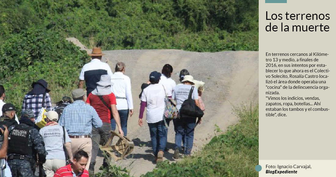 En el “Kilómetro 13 y Medio” hubo un campo de exterminio, alertan madres del Colectivo Solecito