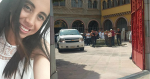 El féretro que contiene los restos mortales de la estudiante de la Facultad de Medicina de la UV fue trasladado a bordo de una camioneta suburban blanca con destino a la ciudad de Minatitlán, en donde sus seres queridos y amigos esperan su llegada para la misa que se oficiará en la capilla Cristo Rey. Foto: Plumas Libres