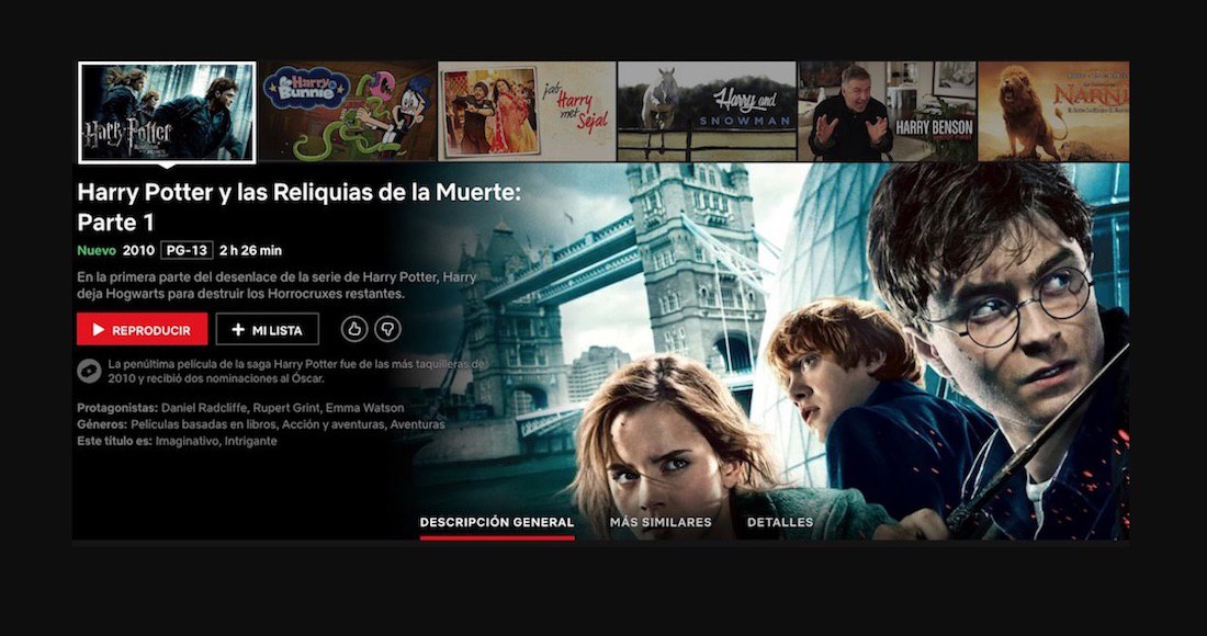 ¡Harry Potter llega a Netflix Latinoamérica! Las Reliquias de la Muerte ya está en el catálogo
