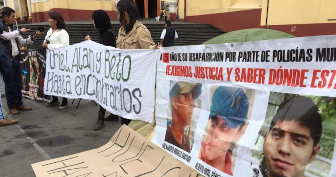 Los jóvenes desaparecieron en 2018 a manos de agentes de la Policía Ministerial. Foto: Plumas Libres 