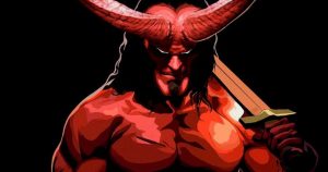 A 25 años de su creación, <em>Hellboy</em> comparte nuevos pósters de la cinta. Foto: Twitter, @Cinemex