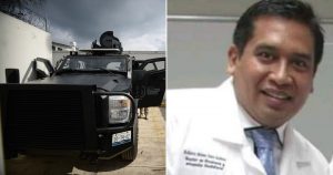 Los informes dicen que sujetos fuertemente armados llegaron al consultorio del dentista Marcos Santos Quintana y lo sacaron de manera violenta, luego lo subieron a un vehículo y se lo llevaron con rumbo desconocido. Foto: Especial.