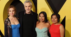 Las actrices Yalitza Aparicio  y Marina de Tavira, así como el director Alfonso Cuarón son nominados a los Premios Platino. Foto: Mario Guzmán, EFE