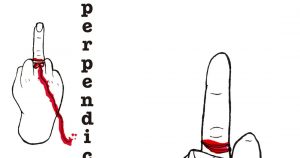 Portada de Almas perpendiculares. 