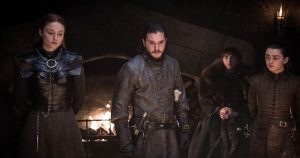 Un breve y oscuro tráiler que recorre los distintos rincones del feudo de los Stark mientras se desata una lucha que promete ser la mayor batalla de la historia de la televisión. Foto: HBO