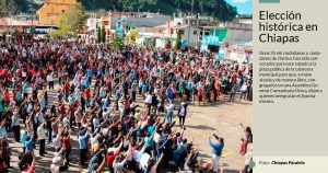 Sin partidos, con 35 mil votantes y además con paridad de género, Oxchuc elegirá su Ayuntamiento