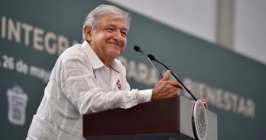 El mandatario emitió su declaración durante su gira por Guanajuato. Foto: Gobierno de México.