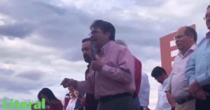 "Si ustedes le ayudan a Arturo, nosotros desde México en el presupuesto vamos a ayudarle a Aguascalientes". Imagen: Captura de Pantalla.