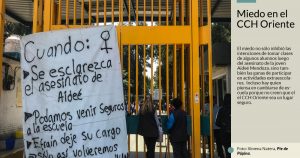 El asesinato de Aideé trastoca la vida del CCH Oriente. Hay miedo. Algunos no quisieran regresar