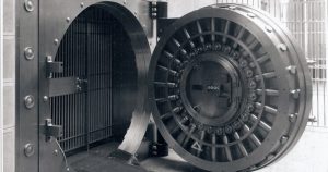 Bóveda de banco. Foto: Especial. 