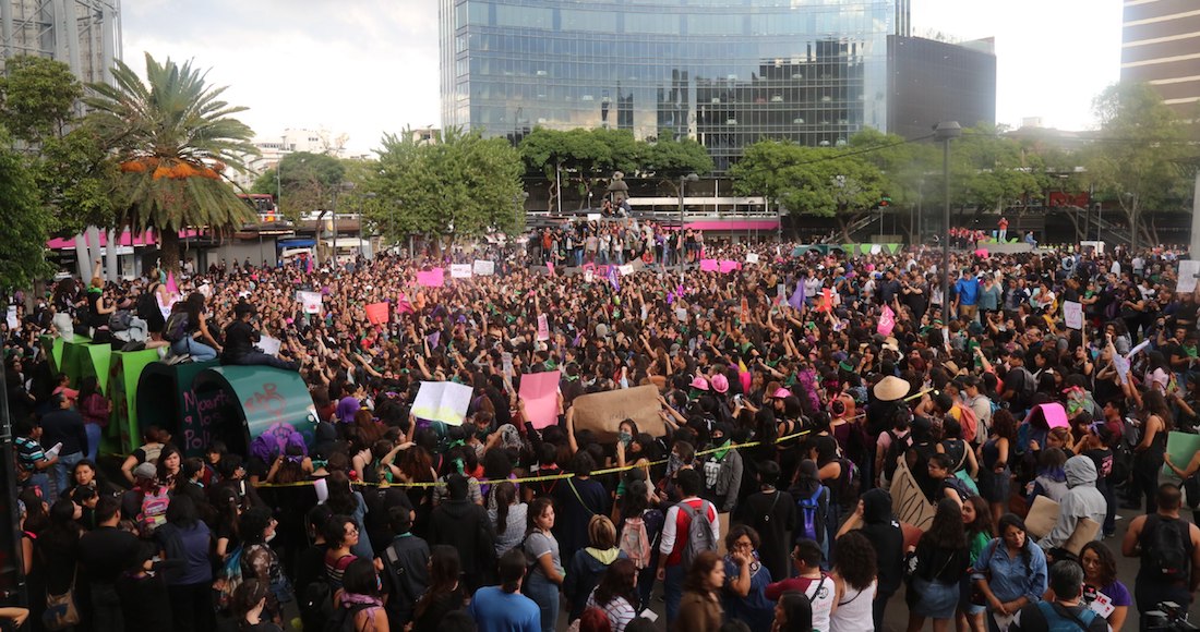 Resultado de imagen de protesta de mujeres mexico