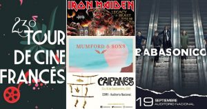 Entre las actividades de septiembre están los conciertos de Iron Maden y Caifanes. Fotos: Especial 