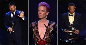 Ganadores del Premio FIFA The Best. Foto: EFE