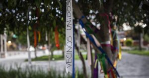 El grupo de “autodefensas” local comenzó a atraer la atención de los vecinos a partir del asesinato de una de sus vecinas. Fotos: Duilio Rodríguez y María Fernanda Ruiz, Pie de Página.