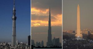 Existen diversos edificios con récords Guinness. Fotos: EFE y AP