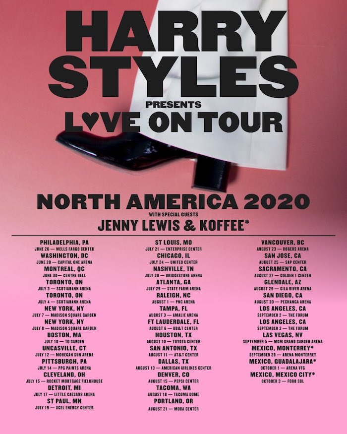 love on tour concert dates
