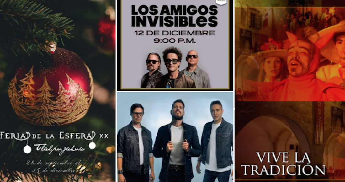 Durante el mes de diciembre diversas bandas se presentan en la Ciudad de México. Fotos: Especial