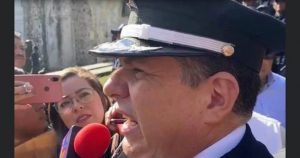 En la imagen el Secretario de Seguridad Pública del Estado, Hugo Gutiérrez Maldonado. Foto: Especial/Plumas Libres