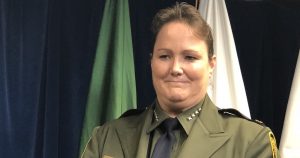 Carla Provost, la primera mujer a cargo de la Patrulla Fronteriza en la historia de la agencia, dejará su cargo este mes. Foto: Telemundo
