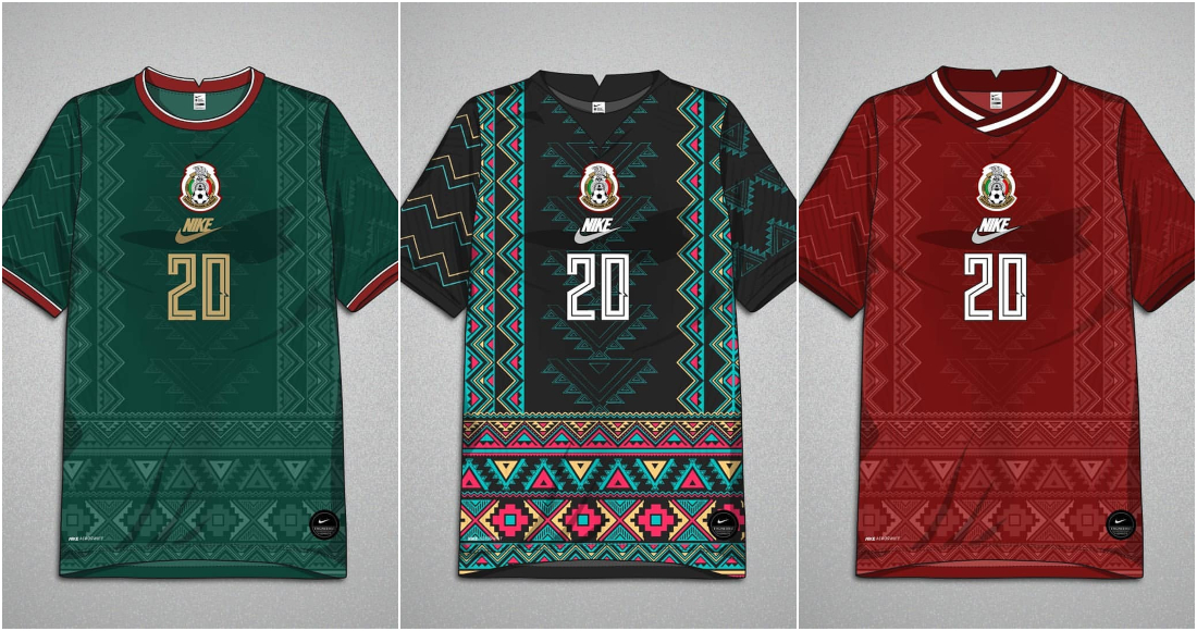 FOTOS Diseñador fusiona la playera de la selección mexicana con trajes