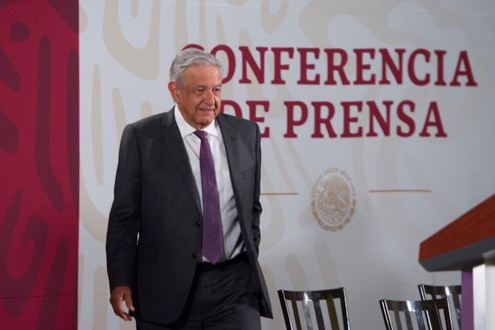 AMLO acudió a su tradicional encuentro matutino con los medios de comunicación en Palacio Nacional. Foto: Gobierno de México