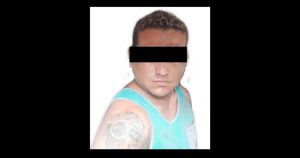Erik “N”, alias “El Chiquilín”, presunto jefe de plaza del Cártel Jalisco Nueva Generación (CJNG). Foto: Twitter @SP_Veracruz