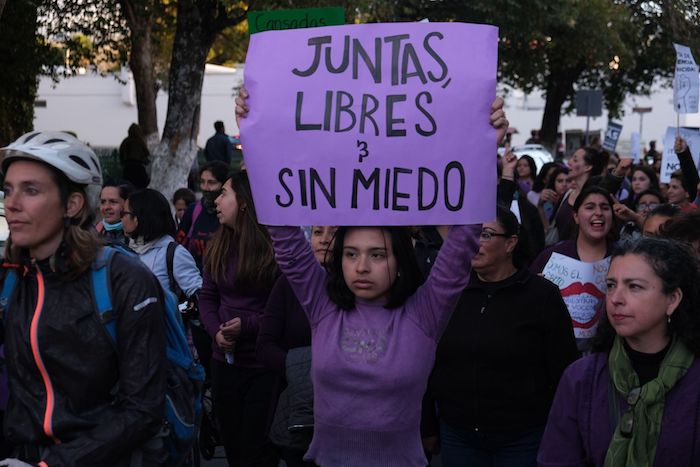 Mujeres marcharon para exigir justicia en contra de todos los feminicidios y violencias machistas. Foto: Isabel Mateos, Cuartoscuro