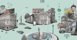 Collage realizado por Nuria Meléndez a partir de fotografías de la colonia Roma.