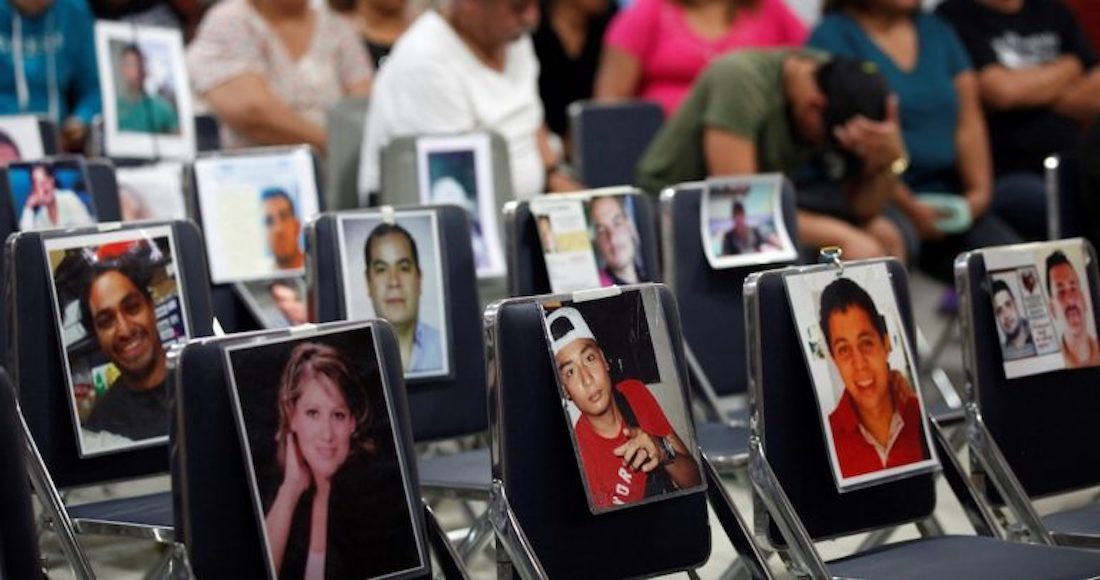 Lucía Díaz, Directora del Colectivo El Solecito, en Veracruz, y madre de Luis Guillermo Lagunes Díaz, quien desapareció en 2013, apoya a otras madres que viven la misma situación. Foto: Francisco Guasco, EFE.