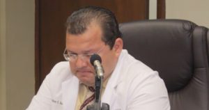 El Director Municipal de Salud de Cajeme, Nelson Ibarra Páez. Foto: Imagen tomada de video.