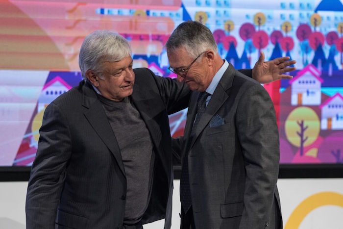 Andrés Manuel López Obrador y Ricardo Salinas Pliego.