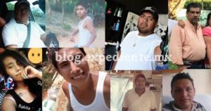 Algunos de los desparecidos en Nuevo Ixcatlán. Foto: Blog Expediente