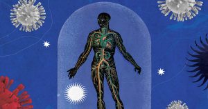 Estos autores nos recuerdan que las epidemias son “una llamada de atención” del equilibrio natural. Una alerta para los seres humanos. Foto: Ilustración de Beppe Conti, Italia