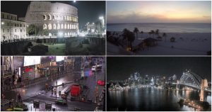Sin salir de casa se pueden ver cómo lucen varios lugares del mundo, ahora vacíos. Fotos: Skyline Webcams, EarthCam