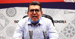 Enrique Clausen Iberri, titular de la Secretaría de Salud de Sonora. Foto: Captura de video