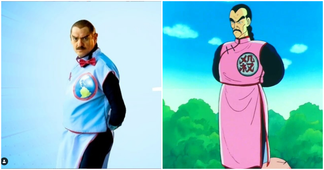 Teo González se caracteriza como Tao Pai Pai, personaje de