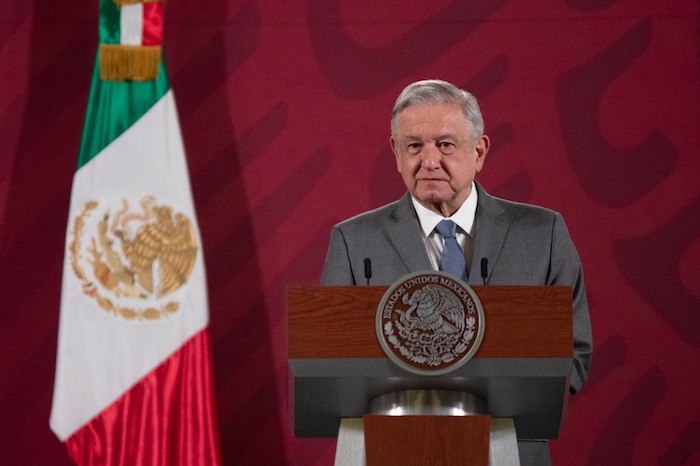 El Presidente de México en su conferencia de prensa matutina. 