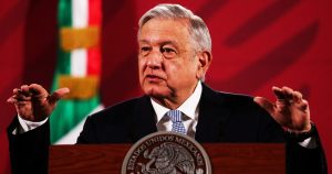 El Presidente de México, Andrés Manuel López Obrador, durante su rueda de prensa matutina en Palacio Nacional. Foto: Galo Cañas, Cuartoscuro