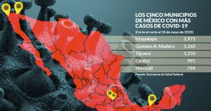 MAPA | 50 municipios difícilmente saldrán del encierro: tienen más del 50% de todos los contagios