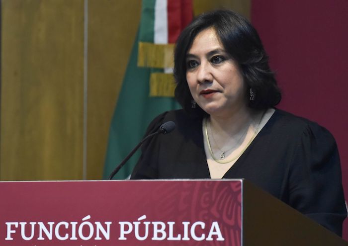 Irma Eréndira Sandoval, Secretaria de la Función Pública.