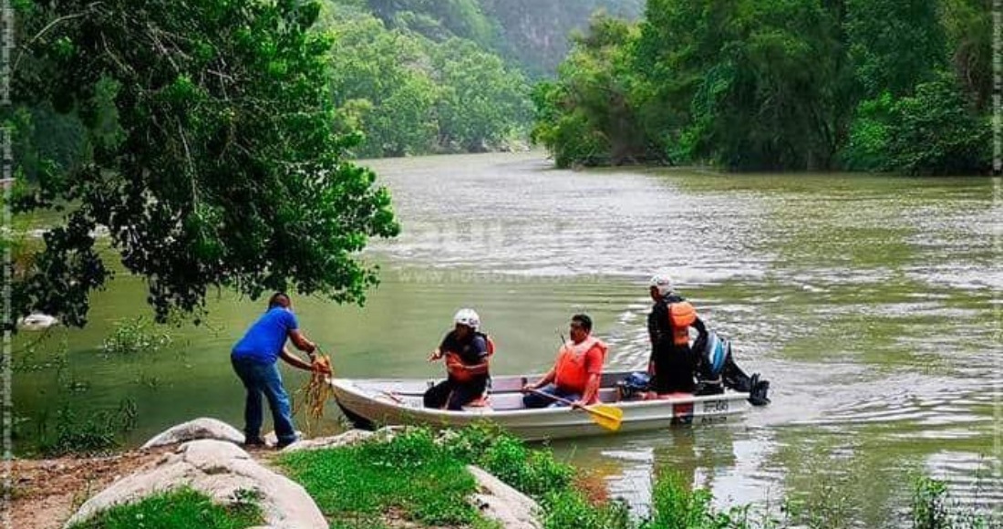 El hecho ocurrió el viernes pasado, cuando la familia pretendía tomarse fotografías para tener un recuerdo de su visita a Tamul. Foto: Pulso. 