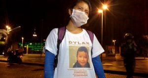 La mamá del bebé desaparecido. Foto: Reyna Haydeé Ramírez/Pie de Página. 