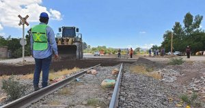 Pueblo Yaqui libera vías del  tren. Foto: Proyecto Puente