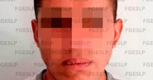 Las autoridades de San Luis Potosí detuvieron a Ángel, de 19 años, por presuntamente abusar sexualmente de su hermana menor. Foto: FGESLP vía Pulso
