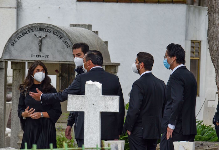 Los hijos del expresidente Enrique Peña Nieto despidieron a Luis Miranda Cardoso el pasado 12 de agosto en el Panteón de La Soledad.