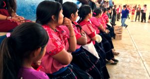 Mujeres en situación de hambruna y desplazamiento forzado. Foto: Chiapas Paralelo.